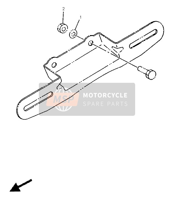 Yamaha XV535-S VIRAGO 1997 Luz trasera alternativa (Bel) para un 1997 Yamaha XV535-S VIRAGO