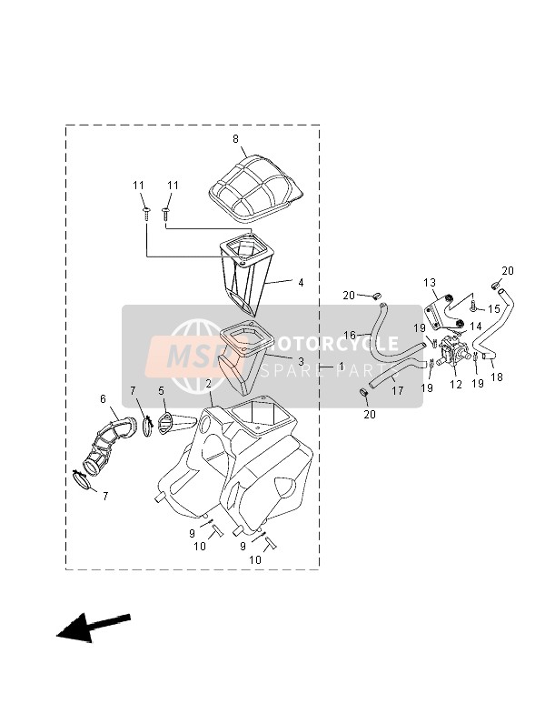 13DF41760000, Bolt 1, Yamaha, 4