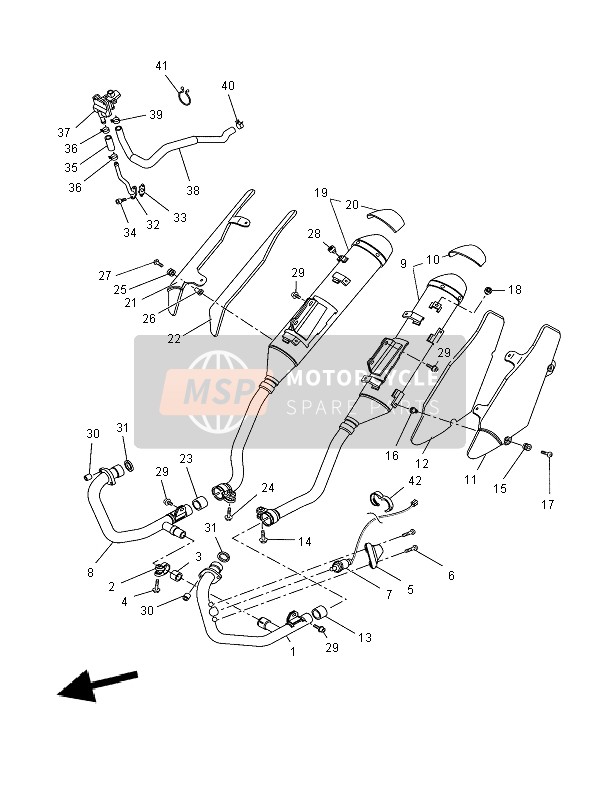 Yamaha XT660X 2007 Cansada para un 2007 Yamaha XT660X