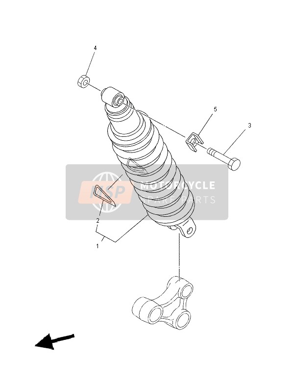 Yamaha XT660X 2007 Rear Suspension for a 2007 Yamaha XT660X