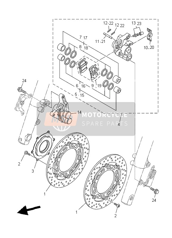 Front Brake Caliper