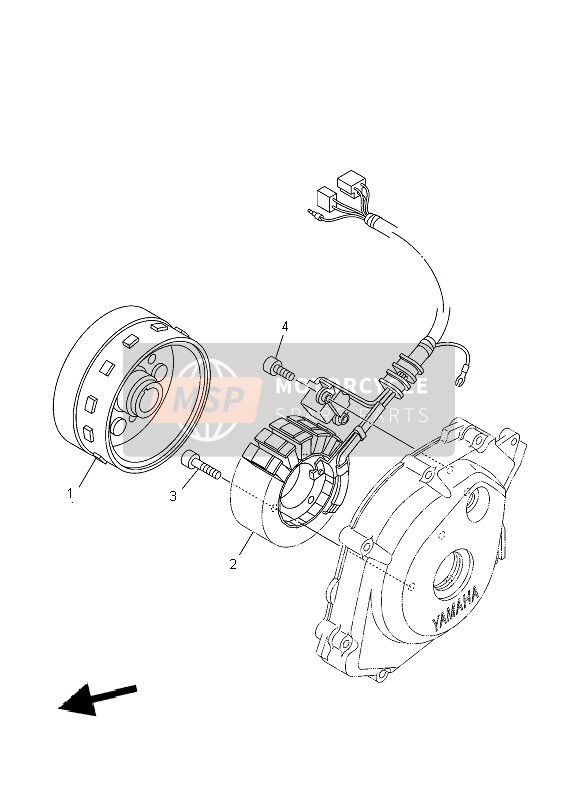 3D9H14501000, Rotore, Yamaha, 0