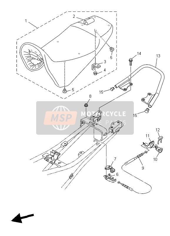 5VYW24700000, Rotor Set, Yamaha, 0