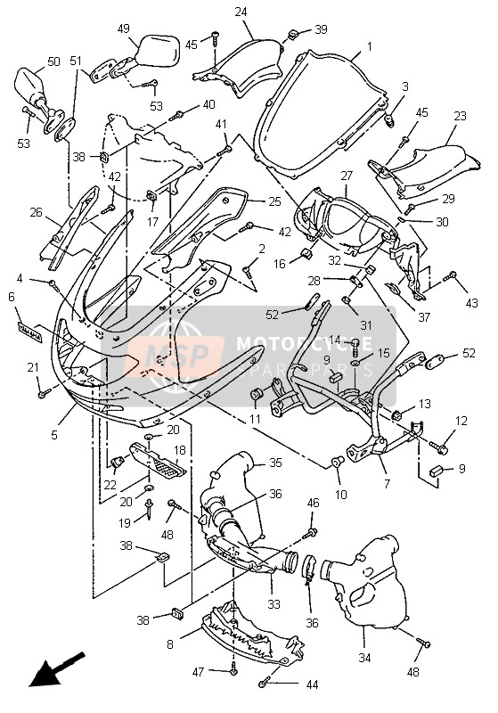 901090878900, Lagerpen, Yamaha, 3