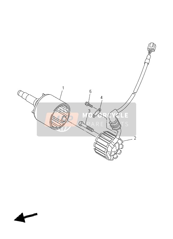 Yamaha YZF-R1 2007 Generator for a 2007 Yamaha YZF-R1