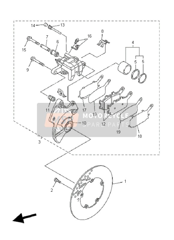 BREMSSATTEL HINTEN