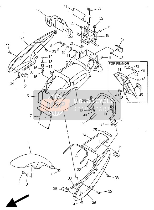 4BP247370000, Damper, Seat, Yamaha, 1