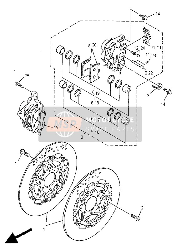 Front Brake Caliper