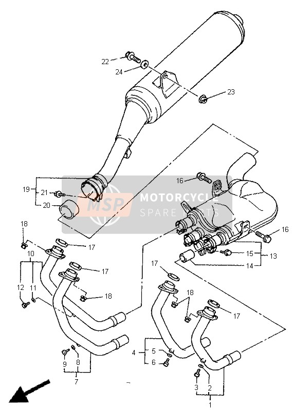 90105081A100, Schraube, Mit Scheibe, Yamaha, 3