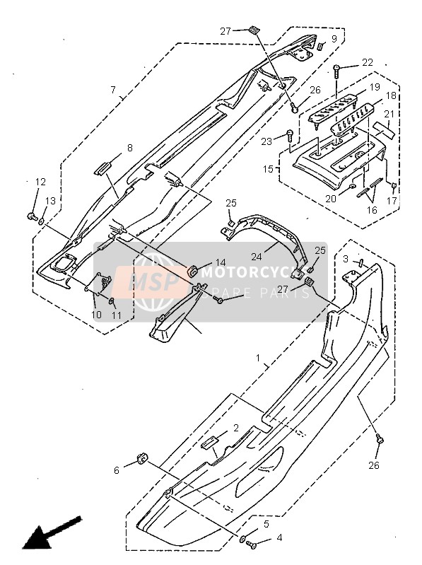 989070601200, Screw, Bind, Yamaha, 2