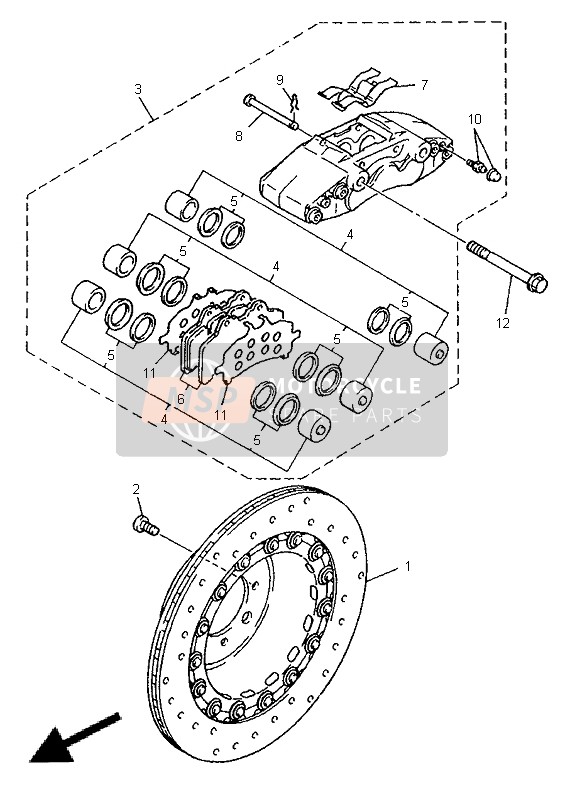 Front Brake Caliper