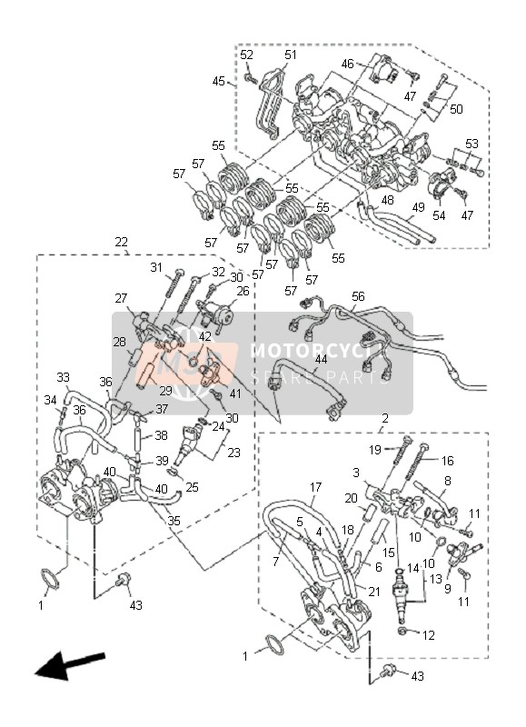 5UX823860000, Extension,  Wire Harn, Yamaha, 1