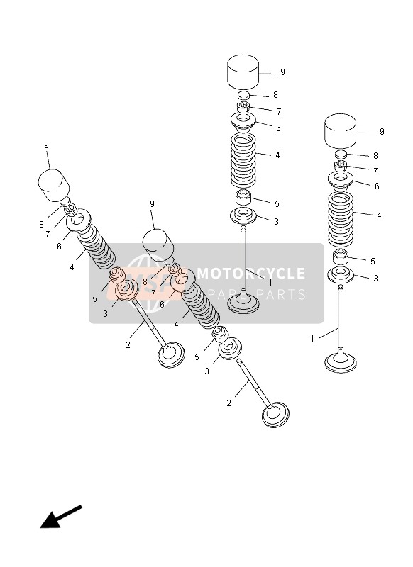 Yamaha VMX17 2012 Valve for a 2012 Yamaha VMX17