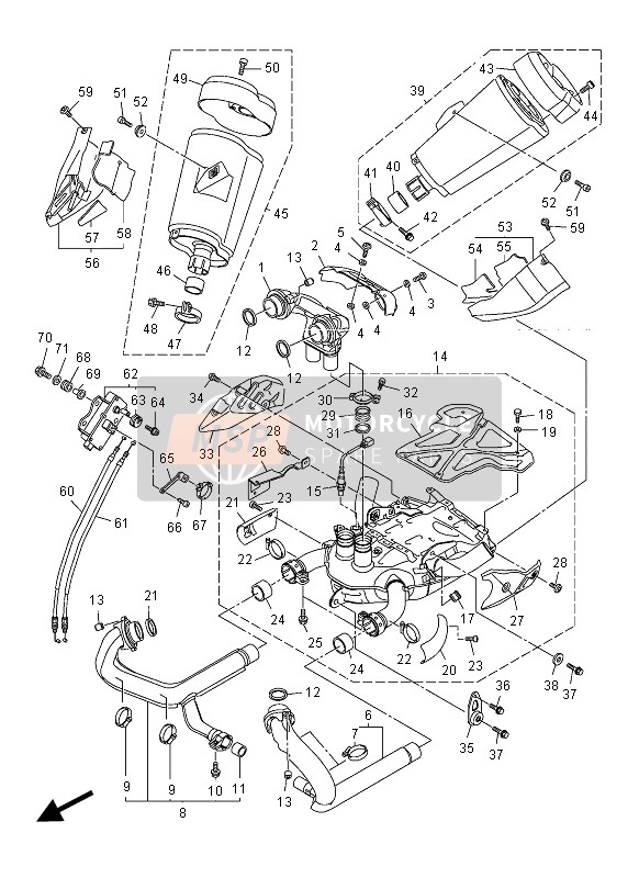 2S3147140000, Gasket, Muffler, Yamaha, 0