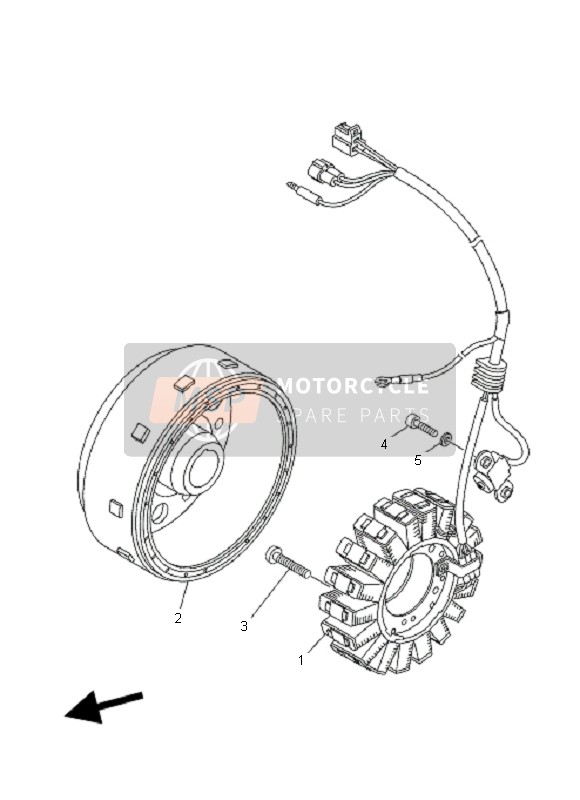 Yamaha XT660X 2008 Generator for a 2008 Yamaha XT660X