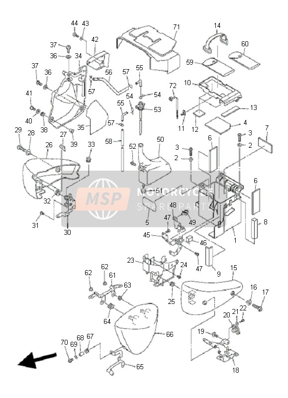 3D82171101P1, Cover, Side 1, Yamaha, 0