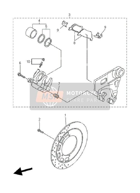 Rear Brake Caliper