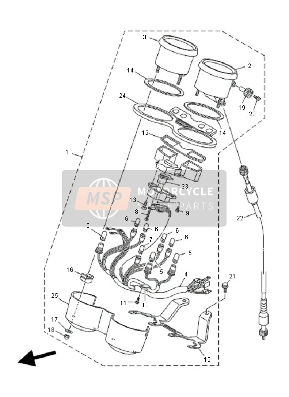 3D9H353S0100, Screw,Knobfitting, Yamaha, 3