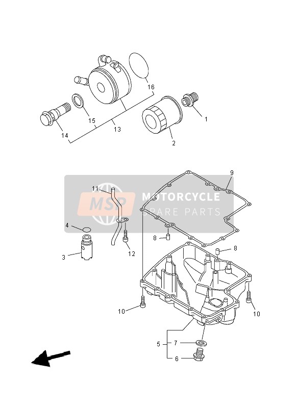 Yamaha YZF-R1 2008 Pulitore Dell'Olio per un 2008 Yamaha YZF-R1