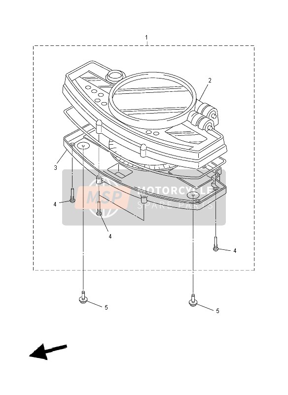 13S835000100, Teller Combi, Yamaha, 0