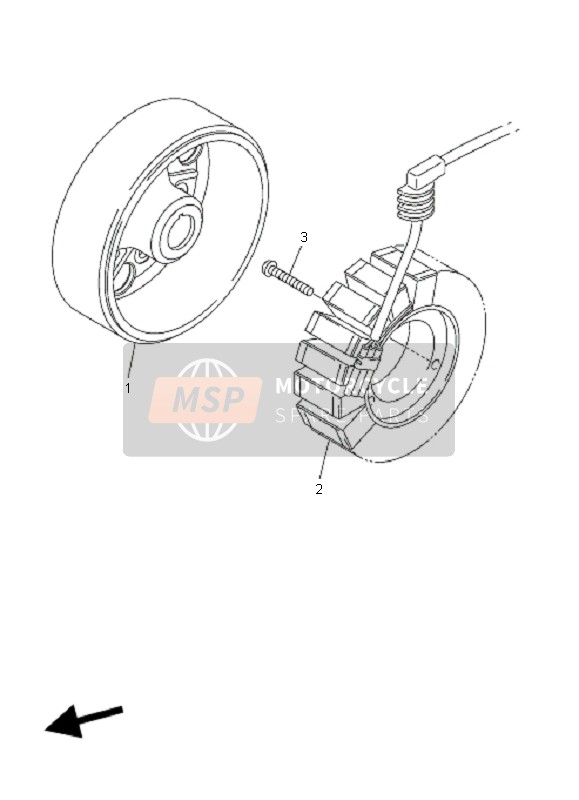 Yamaha FJR1300AS 2009 GENERATOR für ein 2009 Yamaha FJR1300AS