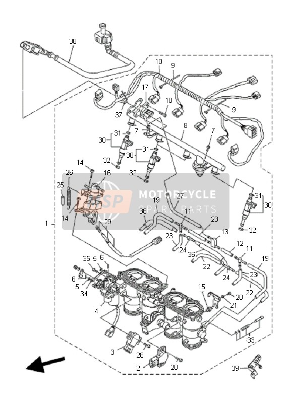 Yamaha FZ1-NA FAZER 2009 Consumo 2 para un 2009 Yamaha FZ1-NA FAZER