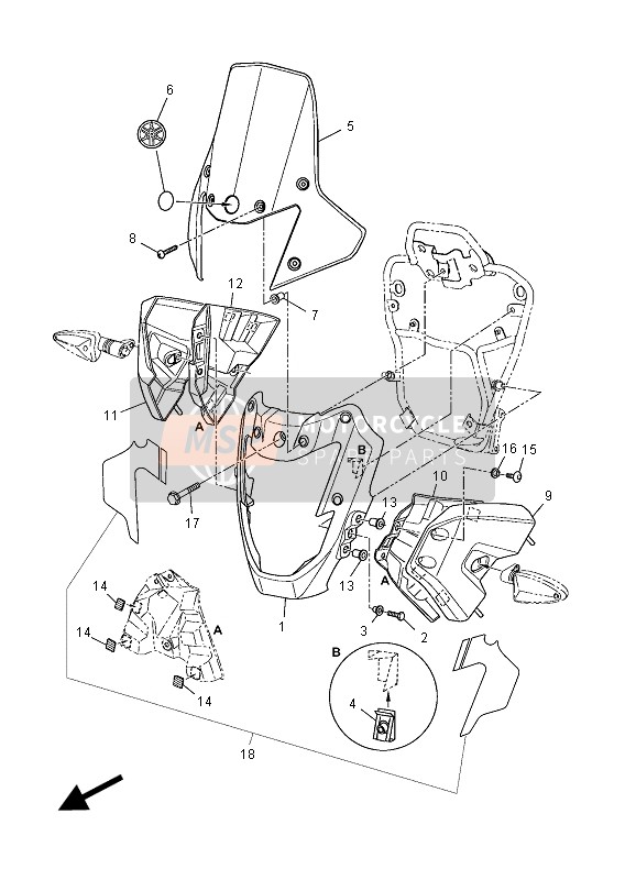 11DF836L0000, Panel, Inner 2, Yamaha, 0