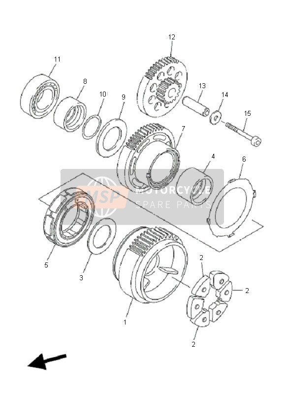 Yamaha FZ1-S FAZER 2009 Starter 2 for a 2009 Yamaha FZ1-S FAZER