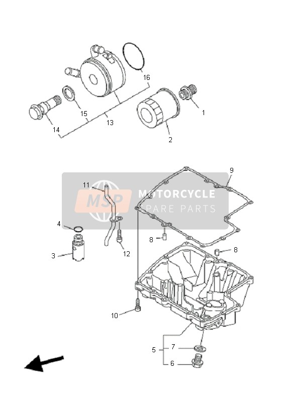 Yamaha FZ1-SA FAZER 2009 Nettoyant à l'huile pour un 2009 Yamaha FZ1-SA FAZER