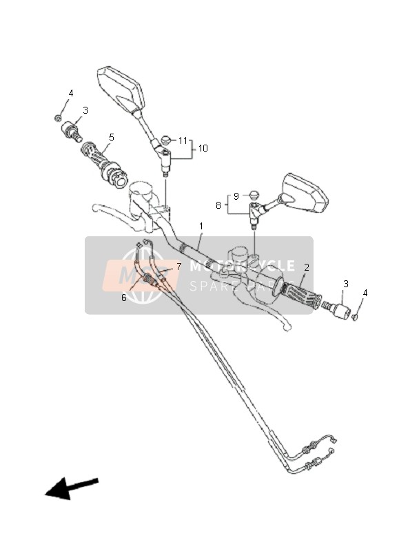 Steering Handle & Cable