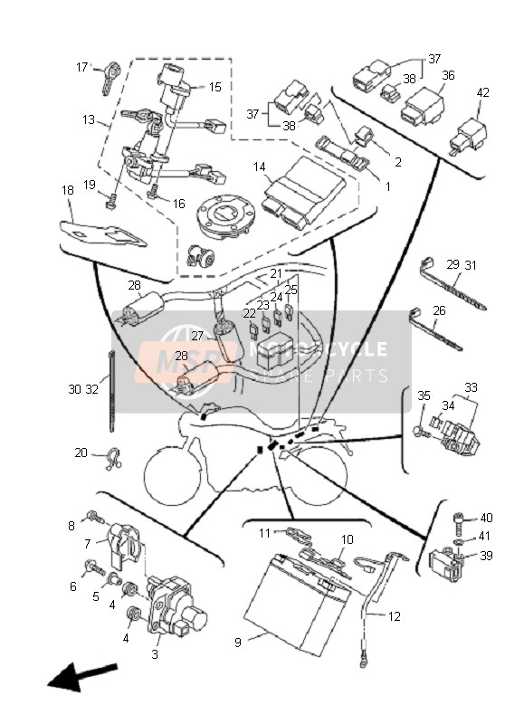 5YU8591A3000, Centralina Iniezione, Yamaha, 0