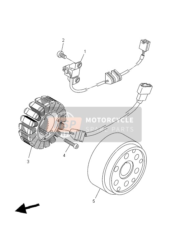 Yamaha MT01S 2009 Generator for a 2009 Yamaha MT01S