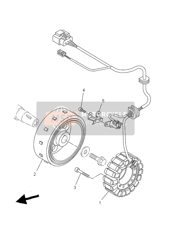 Yamaha TDM900 2009 Generator for a 2009 Yamaha TDM900