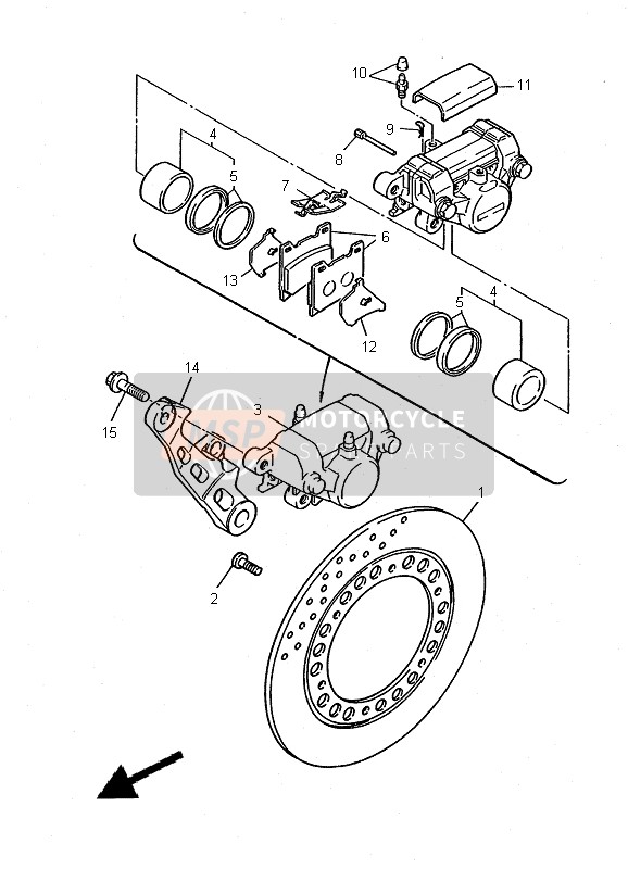 BREMSSATTEL HINTEN