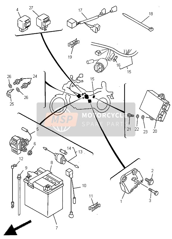 1E6821510000, Sicherung, Yamaha, 2