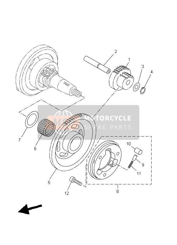 Yamaha WR125R 2009 Entrée Embrayage pour un 2009 Yamaha WR125R