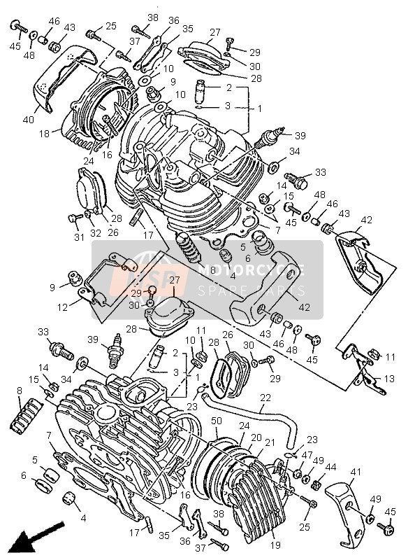 2GV111810000, Gasket, Cylinder Head 1, Yamaha, 1