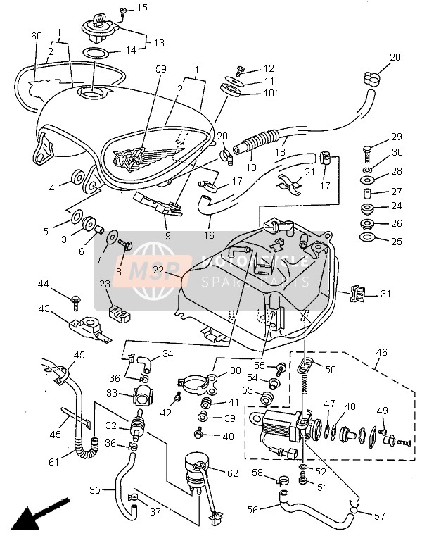 3JB243140000, Pipe 4, Yamaha, 0