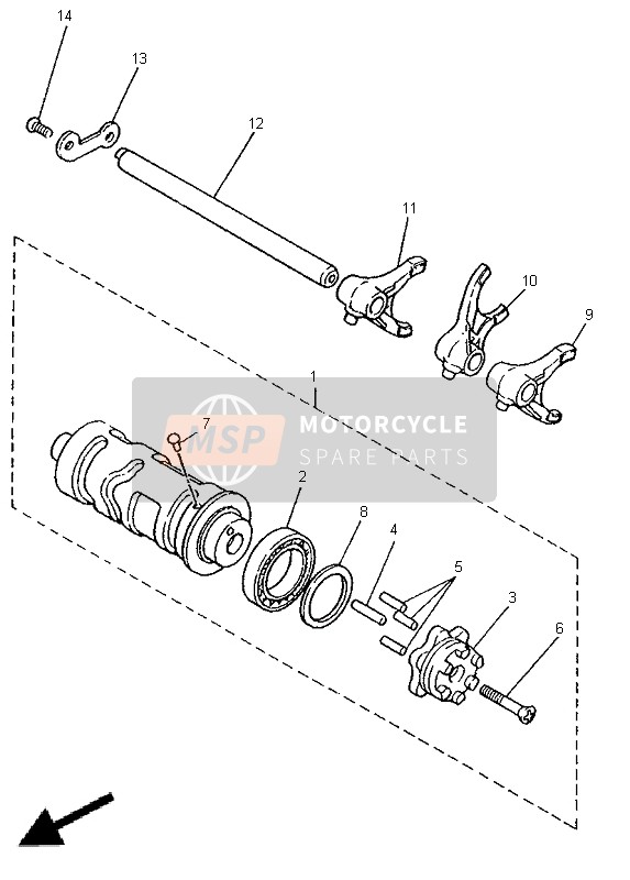 Shift Cam & Fork