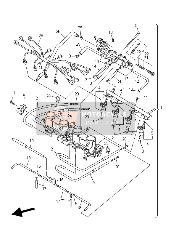 Yamaha XJ6SA DIVERSION 2009 Assunzione 2 per un 2009 Yamaha XJ6SA DIVERSION