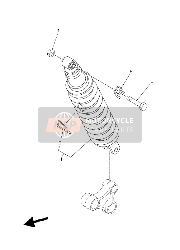 Yamaha XT660R 2009 Rear Suspension for a 2009 Yamaha XT660R