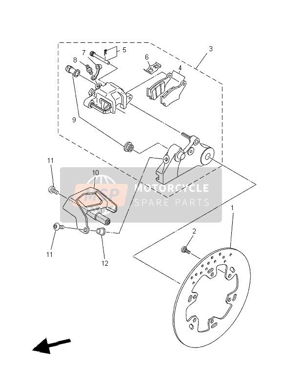 Rear Brake Caliper