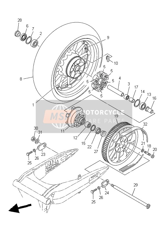 Rear Wheel