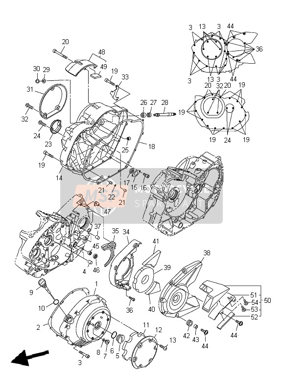 3D8154230100, Cover 2, Yamaha, 1