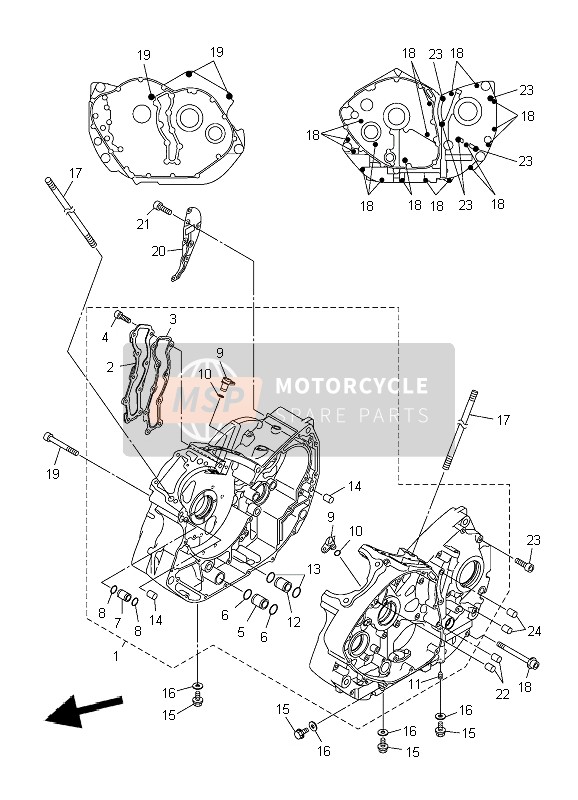 2H7151380000, Duse 1, Yamaha, 0