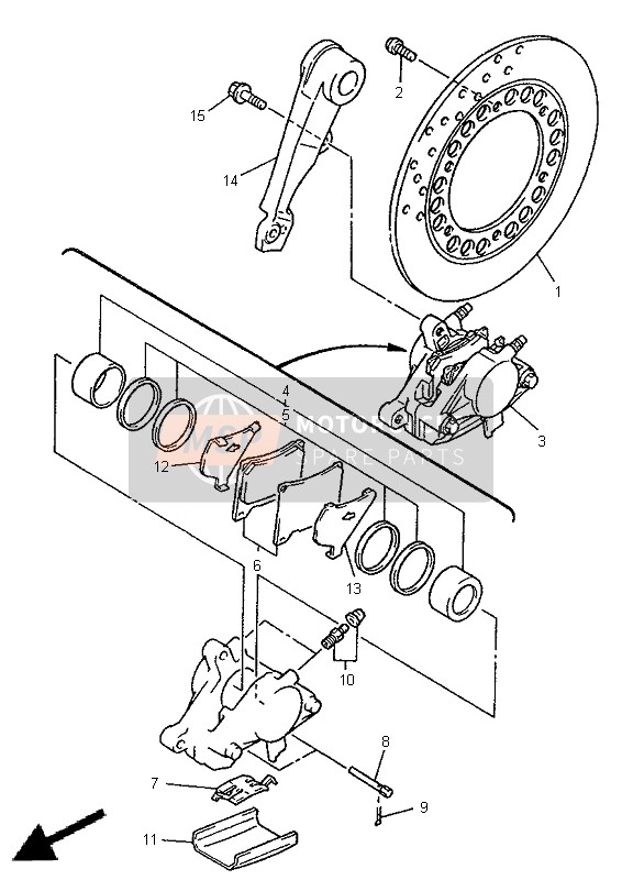 Rear Brake Caliper