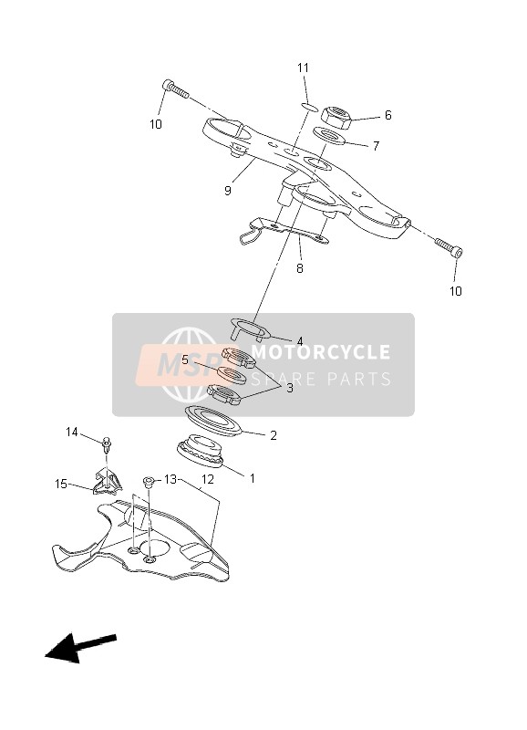 Yamaha YZF-R6 2009 Steering for a 2009 Yamaha YZF-R6