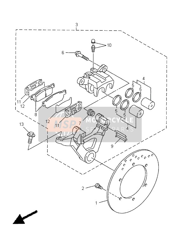 5EB258280000, Shim, Remklauw, Yamaha, 2