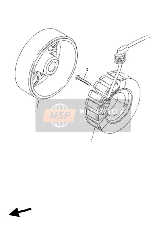 Yamaha FJR1300AS 2010 Generatore per un 2010 Yamaha FJR1300AS