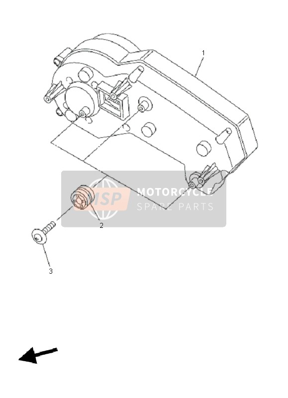 Yamaha FZ1-S FAZER 2010 MESSGERÄT für ein 2010 Yamaha FZ1-S FAZER